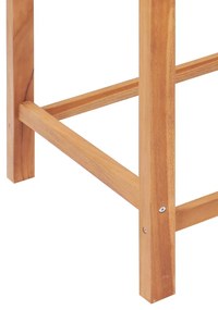 3 pcs conjunto de bar em madeira de teca maciça