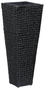 Vasos/floreiras 3 pcs jacinto de água preto