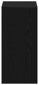 Escrivaninha vidaXL em madeira de carvalho preta 102,5x35x75 cm em mad