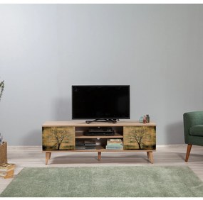 Móvel TV Truva – Carvalho Sonoma – 140 cm x 50 cm x 40 cm