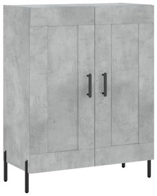 Armário alto 69,5x34x180 cm derivados de madeira cinza cimento