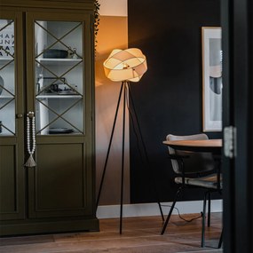 Candeeiro de pé moderno branco - Cloth