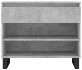 Sapateira 70x36x60 cm derivados de madeira cinzento cimento