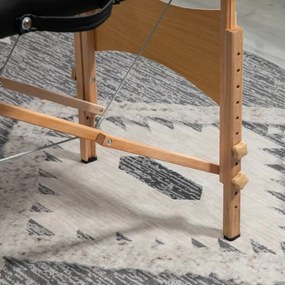 Marquesa Massage  Dobrável ´- Preto - Design Moderno