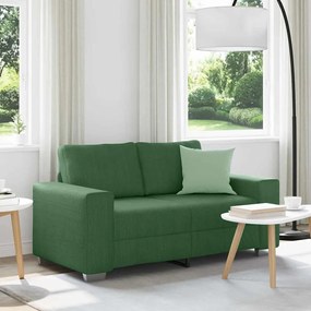 vidaXL Sofá-luvas 160x77x82 cm tecido corduroy verde escuro