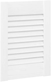 Portas de armário 4 pcs design de persiana 39,5x29,5 cm branco