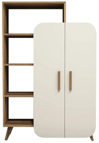Estante Form – Nogueira Creme – 90 cm x 132 cm