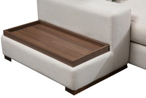 Sofá de Canto Loop - Branco - 374 x 428 x 85 cm