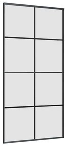 Porta desliz. c/ conj. ferragens 102,5x205cm vidro ESG preto