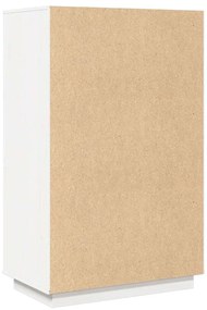 Aparador alto 67x40x108,5 cm pinho maciço branco