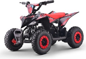 MINI MOTO 4 PARA CRIANÇAS 800W Ratte COM LIMITADOR 3 Posições Vermelho