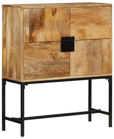 Armário alto 80x30x95 cm madeira de mangueira áspera maciça