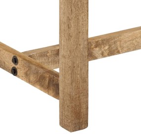 Mesa de jantar 110x55x75 cm madeira de mangueira maciça