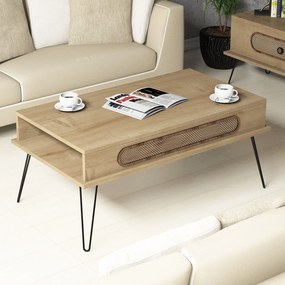 Mesa de Centro Ekol – Carvalho – 105x45,8x56 cm