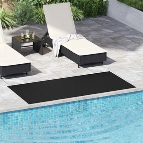 Tapete antiderrapante de borracha nervuras largas 2 x 1 m