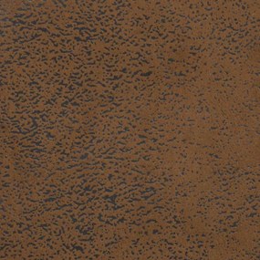 Cadeira de jantar Brown Faux Suede Leather