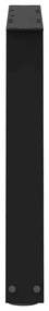 Pés para mesa de centro em V 2 peças preto 60x(42-43,3) cm aço