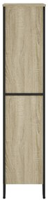 Estante 80x31x137,5 cm derivados de madeira carvalho sonoma