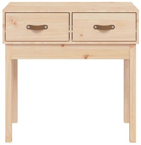 Mesa consola 76,5x40x75 cm madeira de pinho maciço