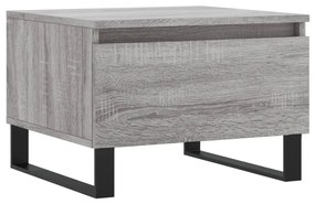 Mesas de centro 2 pcs 50x46x35cm deriv. madeira cinzento sonoma