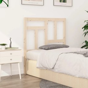 vidaXL Cabeceira de cama 80,5x4x100cm madeira de pinho maciça