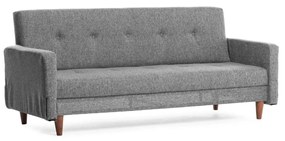 Sofá-Cama de 3 Lugares Hiko – Cinzento Claro – 180 x 102 cm