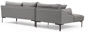 Sofá de Canto Leo Corner – Cinzento – 255 x 150 cm