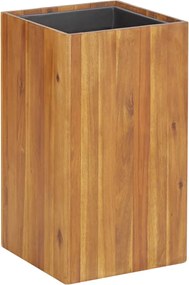 vidaXL Vaso/floreira de jardim 33,5x33,5x60cm madeira de acácia maciça