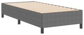 Estrutura de Cama vidaXL Cinzento-claro 90x200 cm Tecido de Corduroy