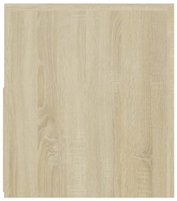 Móvel de TV com luzes LED 120x35x40 cm carvalho sonoma