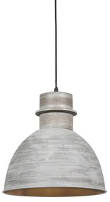 Conjunto de 3 lâmpadas rurais suspensas cinza - Dory Moderno