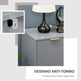 Armário Moderno – Modelo Oslo – 120x40x76 – Armazenamento Vertical – B