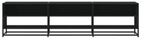 Móvel de TV 180x40x46 cm derivados de madeira preto