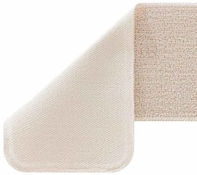 Tapetes de Escada vidaXL com Base de Látex Creme 25x60 cm