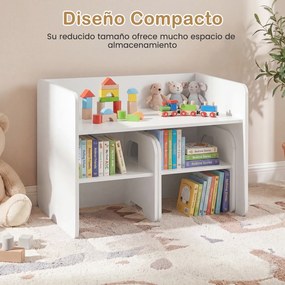 Conjunto de mesa e 2 cadeiras infantis com quadro de giz integrado e motivo de elefante em madeira, para crianças a partir dos 3 anos, sala de jogos/c