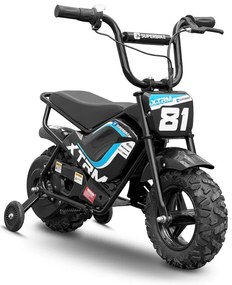 Mini Mota elétrica para crianças Bateria 250W E.SUPERBIKE C/Limitador velocidade Azul