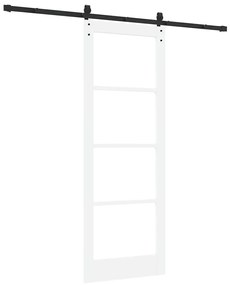 Porta Deslizante vidaXL com Conjunto de Ferragens 'ORKDAL'Branca 78x21
