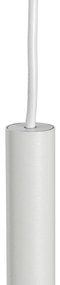 Sistema de iluminação de trilho moderno com 5 luzes pendentes branco 1-fase - Iconic Frini Moderno