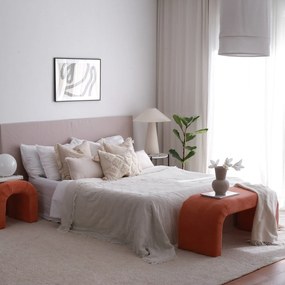 Pouffe Nu – Coral – 106 cm x 45 cm x 46 cm