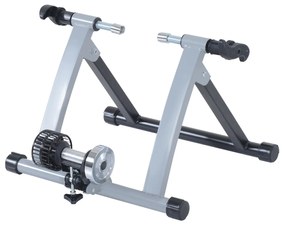 HomCom Rolo de Treino para ciclismo dobrável aço cinzento 54,5 x 47,2 x 39,1 cm | Aosom Portugal