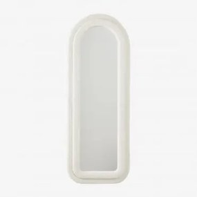Espelho de Parede Borreguito (60x160 cm) Ilai Branco Marfim - Sklum