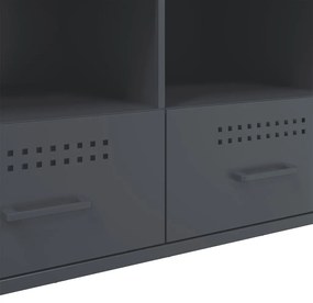 Móvel de TV 100,5x39x50,5 cm aço antracite