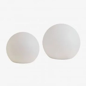 Set De 2 Bolas Led Solares Para Exterior Olbina Ø30 Cm - Ø40 Cm - Sklum