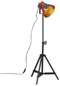 VidaXL Candeeiro de pé 25 W 35x35x65/95 cm E27 multicolorido