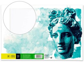 Bloco de Desenho Artistico Colado Din-a2 30 Folhas 120 gr Liso 420x594 mm