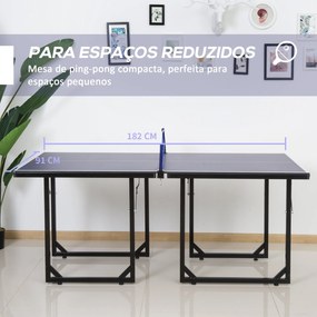 Mesa de Ping Pong Dobrável Mesa de Ping Pong Profissional com Rede e E