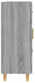 Aparador 69,5x34x90 cm madeira processada cor sonoma cinzento