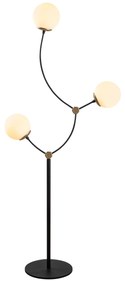 Candeeiro de Pé Kromozom – Preto e Branco – 65 x 30 cm