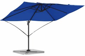 guarda-sol cantilever Roma azul azure 352x251x260 cm feito de alumínio