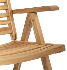 Conjunto de Jantar para Jardim vidaXL com 5 Peças Dobrável de Madeira